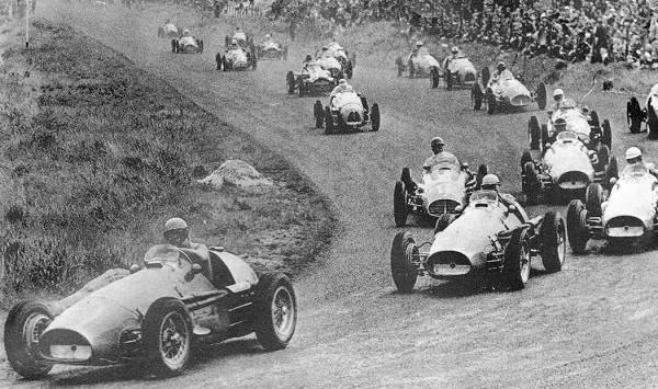 Ferrarin kilpa-autot Formula 1:ssä 1950-luvulla